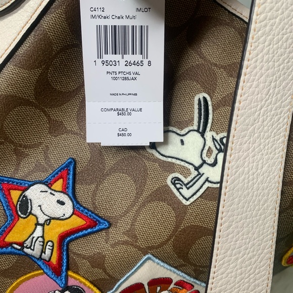 Coach Snoopy x Peanuts Bag Crossbody - Picture 10 of 16